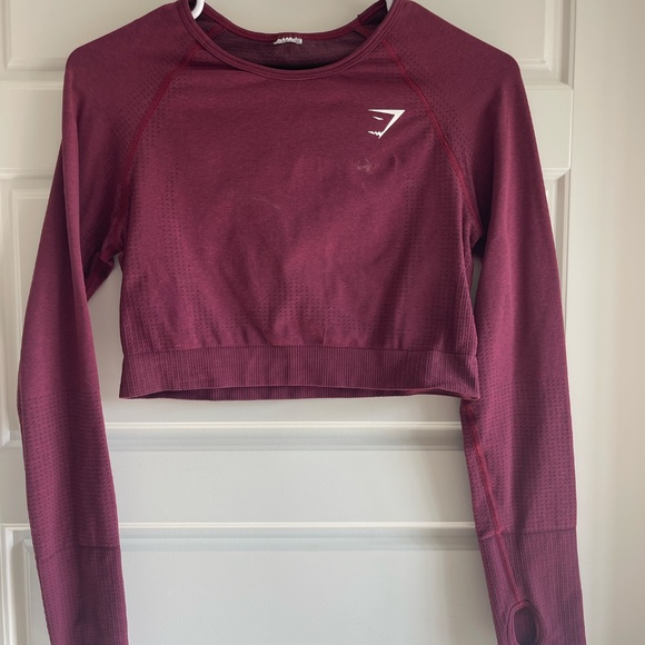 GymShark LongSleeve CropTop - Picture 1 of 2